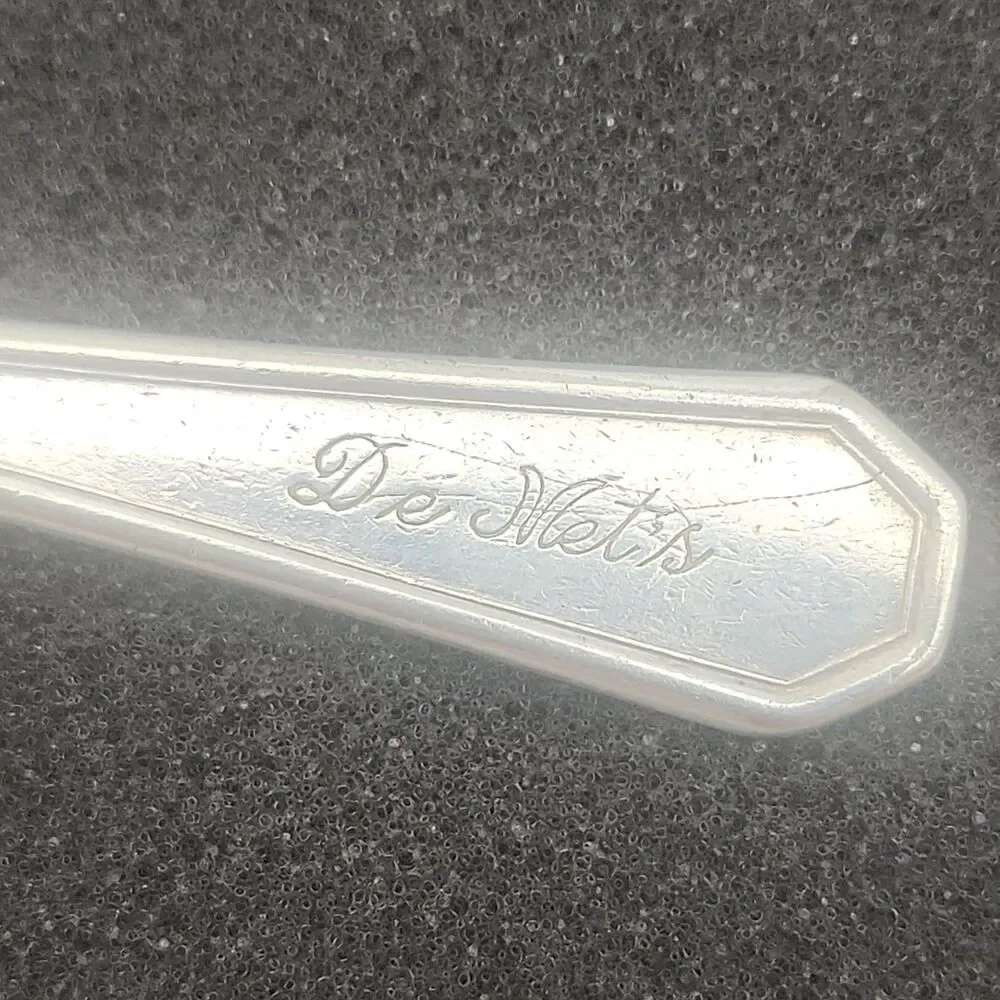 Silverplate Meriden S.P. CO. Stouffers Teaspoon Silverware Flatware DeMets Candy